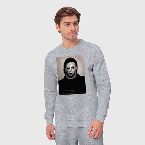 Мужской костюм Майкл Майерс магшот / Меланж – фото 3