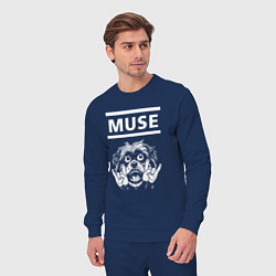 Костюм хлопковый мужской Muse rock dog, цвет: тёмно-синий — фото 2