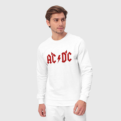Мужской костюм AC DC devil / Белый – фото 3