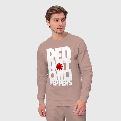 Мужской костюм RHCP - title and logo / Пыльно-розовый – фото 3