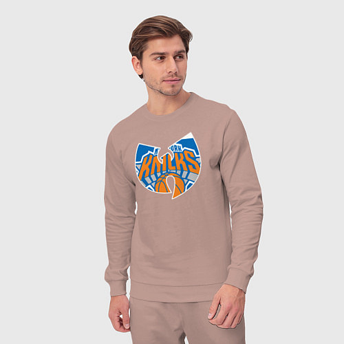 Мужской костюм Wu-tang knicks / Пыльно-розовый – фото 3