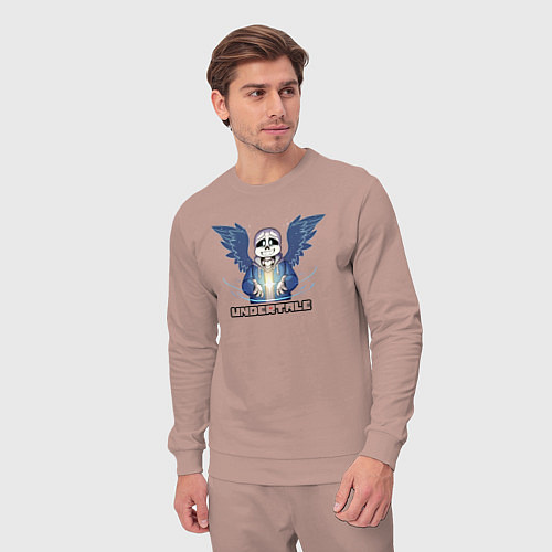 Мужской костюм Undertale Санс / Пыльно-розовый – фото 3