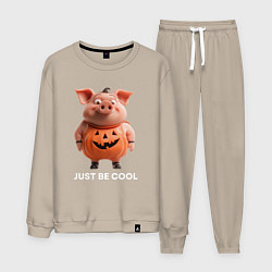 Мужской костюм Будь крутым - поросенок хеллоуин