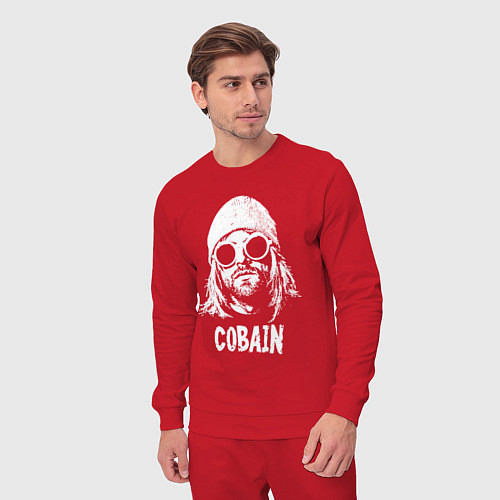 Мужской костюм Nirvana - Cobain / Красный – фото 3