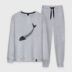 Мужской костюм Рыбный скелет