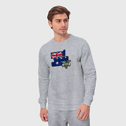 Костюм хлопковый мужской ГТА 5 лого, цвет: меланж — фото 2