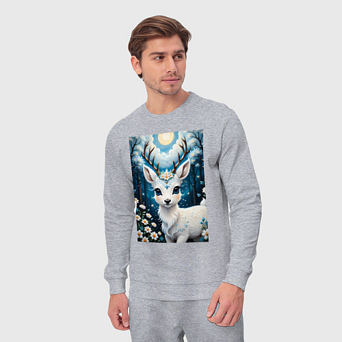 Мужской костюм Сказочный олененок / Меланж – фото 3