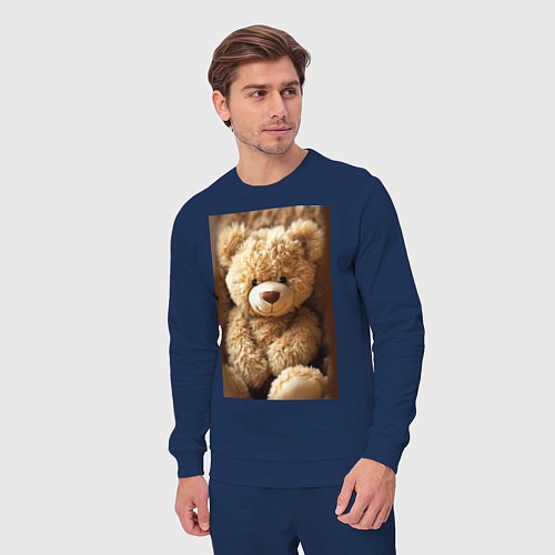 Мужской костюм Игрушечный большой медвежонок / Тёмно-синий – фото 3
