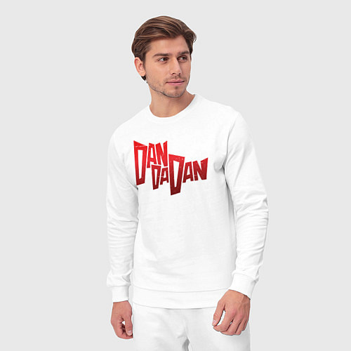 Мужской костюм Dandadan logo / Белый – фото 3