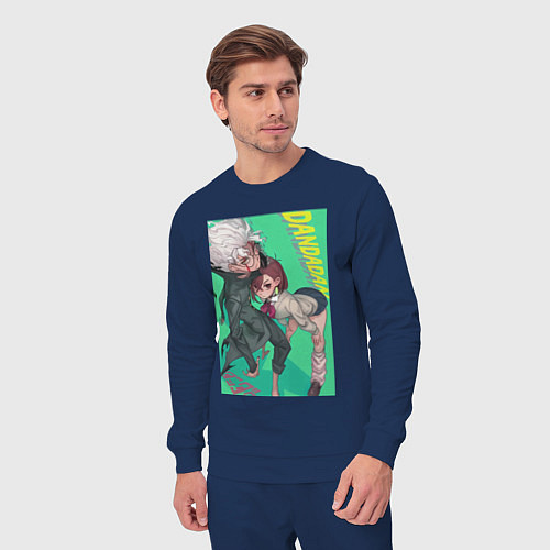 Мужской костюм Дандадан Момо Аясэ / Тёмно-синий – фото 3