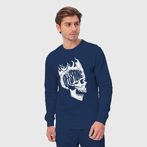 Мужской костюм The offsring skull / Тёмно-синий – фото 3