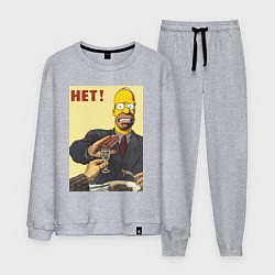 Мужской костюм Пародия на плакаты СССР Гомер Симпсон