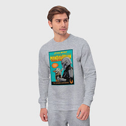 Костюм хлопковый мужской Mandalorian - Din Djarin, цвет: меланж — фото 2