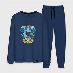 Костюм хлопковый мужской Ravenclaw факультет, цвет: тёмно-синий