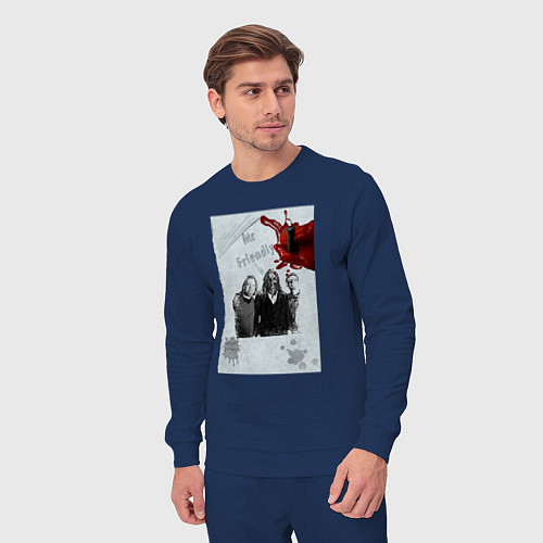 Мужской костюм Mr friendly / Тёмно-синий – фото 3