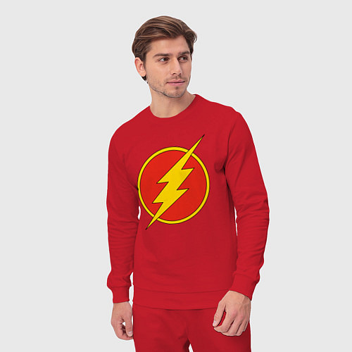 Мужской костюм Flash logo / Красный – фото 3