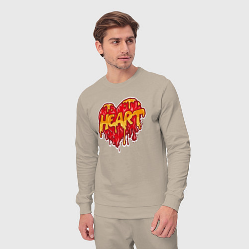 Мужской костюм Honey heart / Миндальный – фото 3