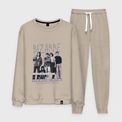 Мужской костюм Клуб Завтрак с цитатой черно-белый