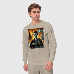 Костюм хлопковый мужской Harry Potter - steampunk fantasy, цвет: миндальный — фото 2