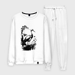 Мужской костюм Цапля на болоте