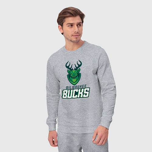 Мужской костюм Milwaukee Bucks NBA / Меланж – фото 3