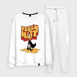 Мужской костюм Даффи Дак тает от жары