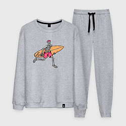 Мужской костюм Скелетик с серфом