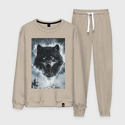 Мужской костюм Волк с оскаленной пастью