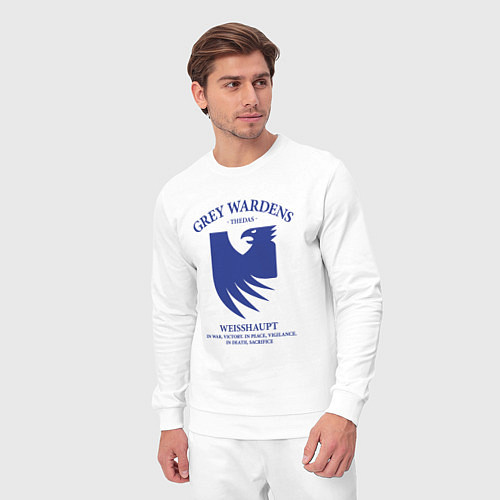 Мужской костюм Grey Wardens - Dragon Age / Белый – фото 3