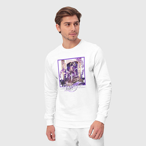 Мужской костюм Фу Сюань / Белый – фото 3