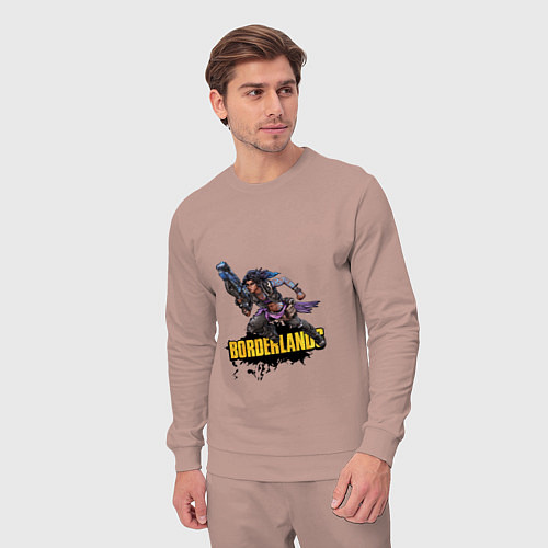 Мужской костюм Borderlands Гонка вооружений / Пыльно-розовый – фото 3