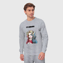 Костюм хлопковый мужской Его извилина, цвет: меланж — фото 2