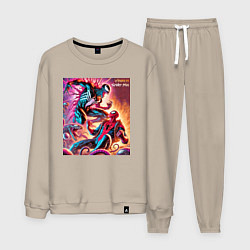 Мужской костюм Spider-man vs Venom ai art fantasy