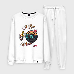 Мужской костюм Я люблю музыку