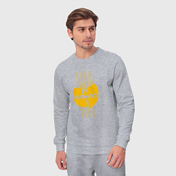 Костюм хлопковый мужской Wu-Tang tiger style, цвет: меланж — фото 2