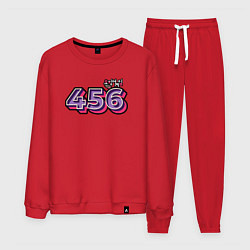 Костюм хлопковый мужской Игрок 456, цвет: красный