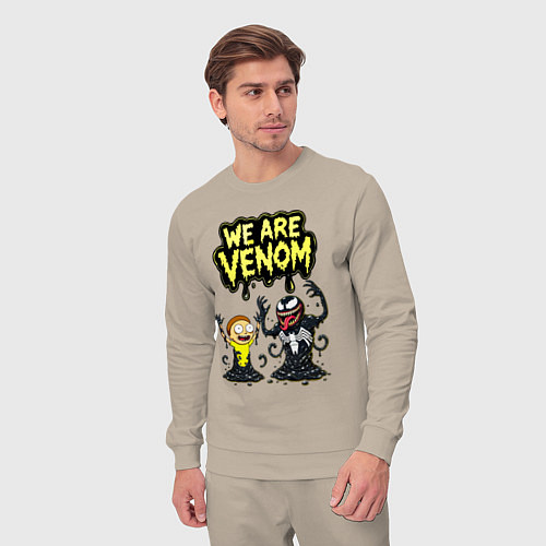 Мужской костюм We are Venom - meme / Миндальный – фото 3