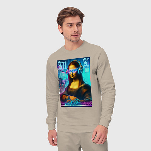 Мужской костюм Gioconda - cyberpunk / Миндальный – фото 3