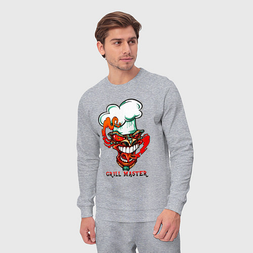 Мужской костюм Grill master / Меланж – фото 3