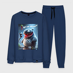 Костюм хлопковый мужской Ventotoro - we are Venom meme, цвет: тёмно-синий
