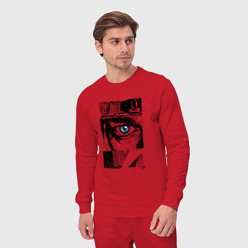 Мужской костюм Тревожный взгляд / Красный – фото 3