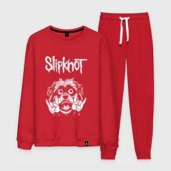 Костюм хлопковый мужской Slipknot rock dog, цвет: красный