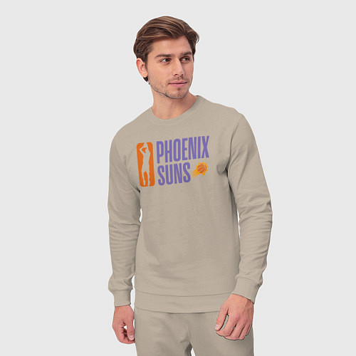 Мужской костюм Phoenix Suns play / Миндальный – фото 3