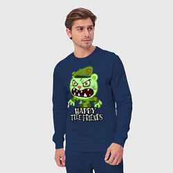Костюм хлопковый мужской Angry - Flippy, цвет: тёмно-синий — фото 2