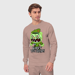 Костюм хлопковый мужской Angry - Flippy, цвет: пыльно-розовый — фото 2
