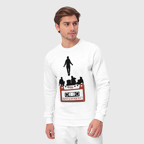 Мужской костюм Очень странные дела - Макс / Белый – фото 3