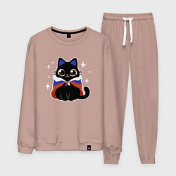 Мужской костюм Кот с флагом