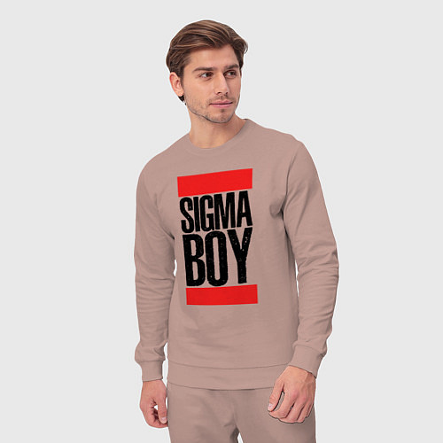 Мужской костюм Sigma boy / Пыльно-розовый – фото 3