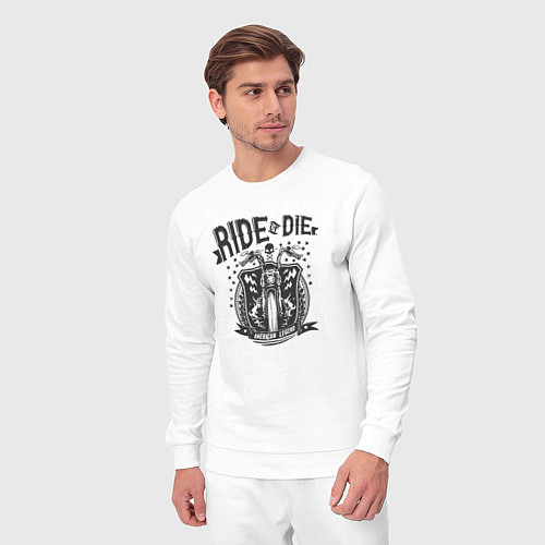 Мужской костюм Гони или умри / Белый – фото 3