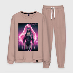 Костюм хлопковый мужской Sexy Barbie - ai art, цвет: пыльно-розовый